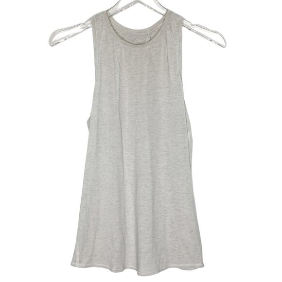 Lululemon 4 All Tied Up Tank Heathered Core Ultra Light Grey - Picture 2 of 10